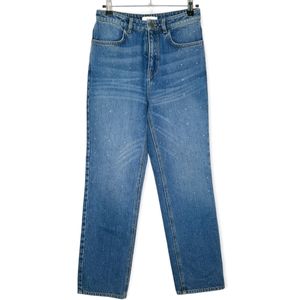 A.L.C. Women's Malone Studded High Waisted Crop Jeans Size 4